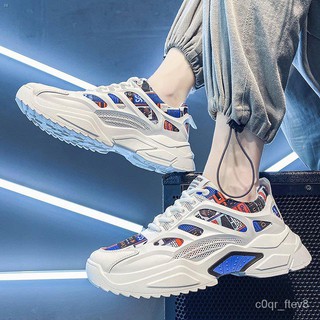 ✺❒Summer Breathable DaddyinsHeight-Increasing Mesh Shoes2021New Leisure Sports Running Tide Shoes Yo