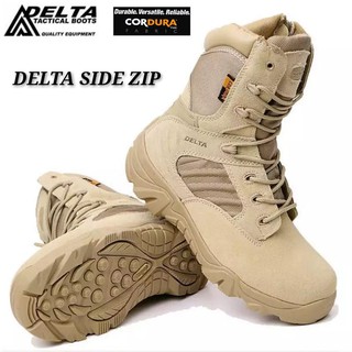 Delta 8 Inch Cordura Side Zip Tactical Hiking Boots Shoes