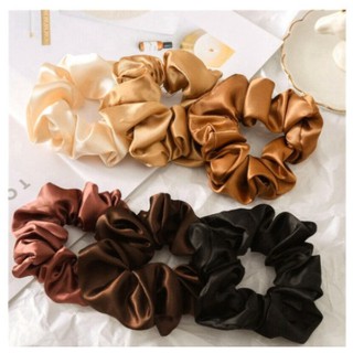 1PC Satin Silk Hair Tie Elastic Scrunchies Ponytail Holder Hair Rope (4)