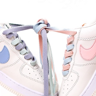 ▼☽❂1Pair Summer Candy Color Shoelaces Women Sports Shoes Laces Flat 120/140/160cm