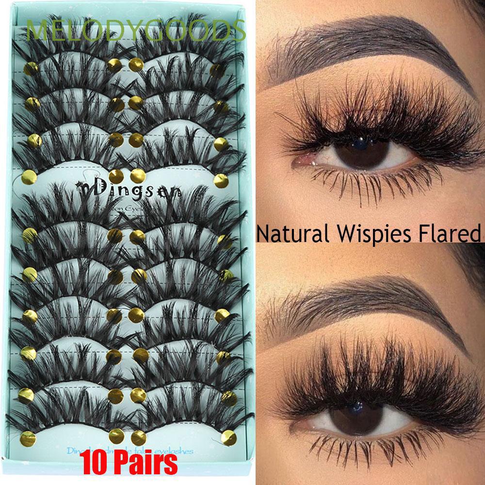 [COD] SKONHED 10 Pairs Natural Fluffy Wispy False Eyelashes (1)