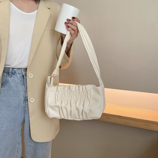 【Ready Stock】2020 new wrinkle bag ol commuter Cloud bag women's spring summer armpit bag soft shoulder bag handbag