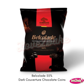 Belcolade Dark Chocolate Coins 55% (Re-packed)
