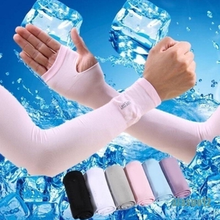 [alasuo12]Cooling Arm Sleeves Cover UV Sun Protection Basketball Golf Athletic Sport