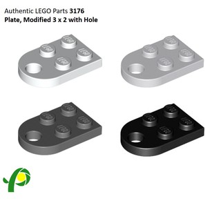 LEGO Parts 3176 Heart Plate Modified 3x2 with Hole Sold per 2 pieces Lot Authentic (4)