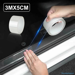 Explosion✸Car Door Sill Guards Protector, Anti-Scratch Rubber Strip Anti-Collision Transparent Side