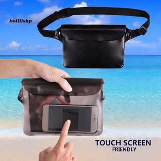 BLP_Waterproof Underwater PVC Swimming Beach Mobile Phone Waist Bum Bag Dry Pouch