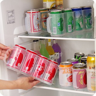 MR.Fun Kitchen Refrigerator Tin Can Storage Rack