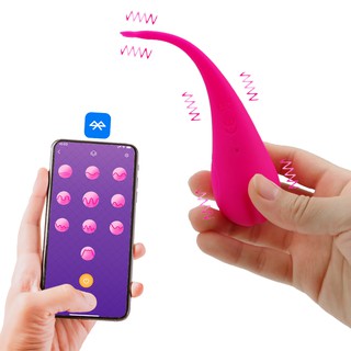 Women 10 Frequency Silicone Vibrator APP Bluetooth Wireless Remote Control Vibrating Egg G-spot Puss (1)