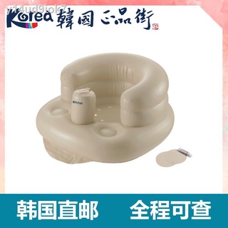 ▦☄✎South Korea direct mail Richell inflatable sofa baby bath chair Liqier baby learning chair seat