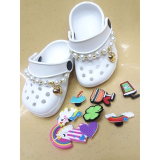 new crocs classic for kids best seller afforfable with 1 set of pearls