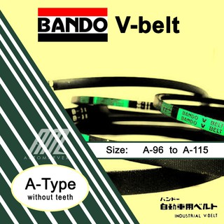 Bando Fan Belt A-Type Series A-96 to A-115 V-Belts (Checkered | No Teeth)