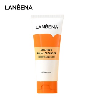 LANBENA Facial Cleanser Face wash Vitamin C Collagen Whitening Deep Cleansing Moisturizing Decompose Melanin Makeup Remover Foam