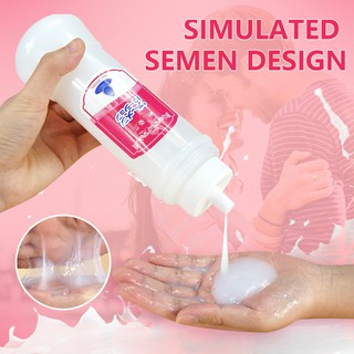 ▲Confidential delivery Water Based Lubrication Simulate Semen Lubricant for Sex 500ml Cream Super Ca