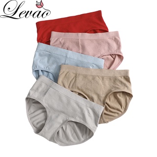 LEVAO Menstrual Warm Palace Panties Women Maternity Panty-Honeycomb Grain Warm Uterus Ease Dysmenorrhea Briefs Underwear