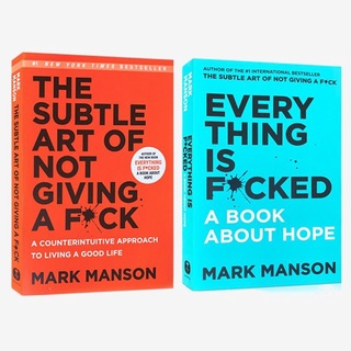 【good-looking】✓The Subtle Art of Not Giving a f ck + everything is f cked by Mark Manson books Ric