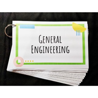 General Engineering Flashcards / Notes for Engineering Board Exam