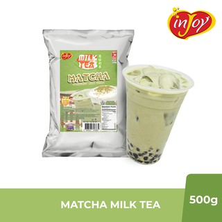 inJoy Matcha Milk Tea 500g | Instant Powdered Milk Tea Drink (3)