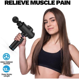 2021 Newest Touch Screen Massage Guns 8 Heads Muscle Massager LCD Display Relax Deep Tissue 30 Speed