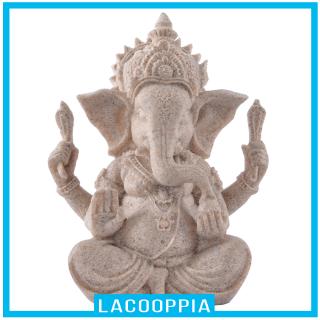 [LACOOPPIA] Vintage Handcarved Sandstone Art Statue Sculpture Figurine Decor Elephant
