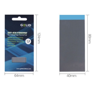 Authentic Gelid Thermal Pads..High Thermal Conductivity 12w/mk. small and big size. 5q1X
