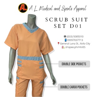 Scrub Suit, Set D (P. twill) (1)