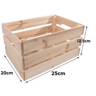 Small Wooden Crate Organizer