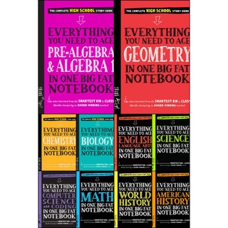 [School] Geometry, Biology, English, Science, Math {Everything you need to ace - Big Fat Notebook}