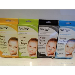 Body treats Nose pore strips Classic/Charcoal/Green Tea/Chin & Poreheads