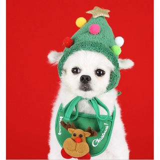 ✽✾Pet christmas bib holiday christmas hat dog cat party decoration (8)