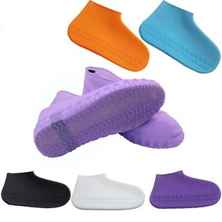 Reusable Latex Waterproof Rain Shoes Covers Slip-resistant Rubber Rain Boot Overshoes Accessories (1)