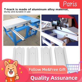 [Wholesale price] Superparis 4Pcs T-rail Connector Miter Rail Mounting Slot For Router Table