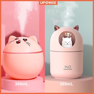 Air Humidifier Ultrasonic Mini Humidifier Humidifiers Purifiers LED lights Low Noise for Home Office