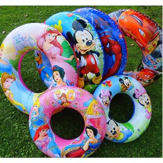 Spot cartoon single-layer inflatable swimming ring life buoy