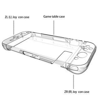 Nintendo Switch/Switch Lite PC Transparent Protective Cover Case (5)