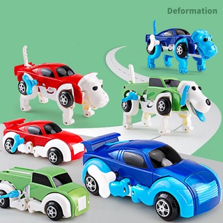 Wind Up Toy Parent Child Car Dinosaur Dog Deformation ABS Plastic Souptoys Baby Care Gift 3 Souptoys