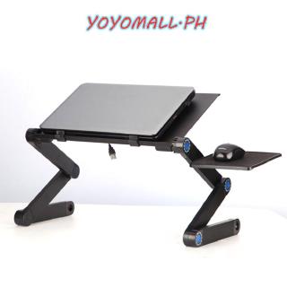 ✨YO✨ Aluminium Alloy Laptop Desk Folding Portable Laptop Table Notebook Desk Table
