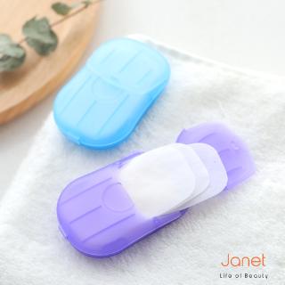Jt White Soap Paper 20 Pieces/Box Travel Washing Portable Disposable (4)