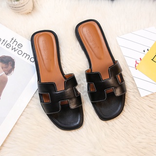 Fashion Sandals Women's Sandals Women's Fashionable Large Size Outdoor New2021Summer Flat Slippers f