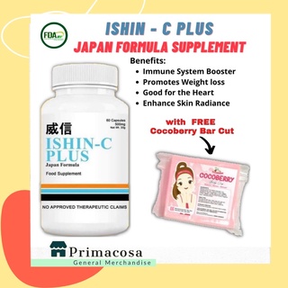(COD) ISHIN C Plus Japan Formula Immune Booster 60caps Vitaminc C (1)