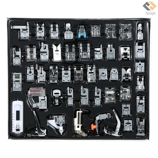 48pcs Professional Domestic Sewing Machine Presser Foot Set Hem Foot Spare Parts Accessories for Brother Singer Feiyue Janome