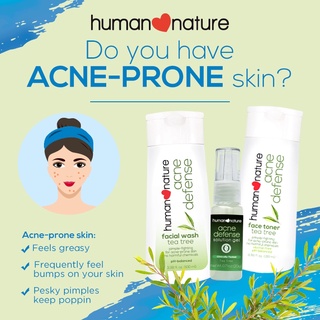 ♘Human Nature Acne Defense Facial Wash 100ml