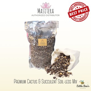Masitera PREMIUM Cactus & Succulent Soil less Mix 1kg [Little Bee's Garden]