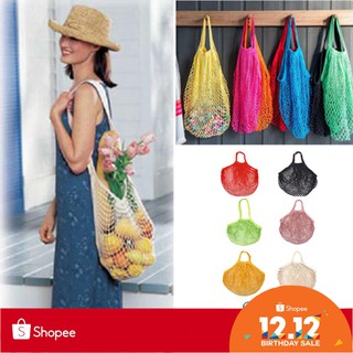 Net Shopping Bags Cotton Grocery Kintted Reusable Handbags