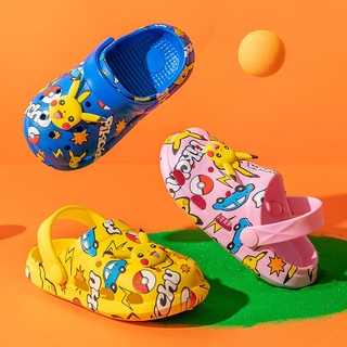 Slippers for Kids Boys Ages 2 to 8 Years Old, Pokemon Slippers, Pikachu Slippers for Kids