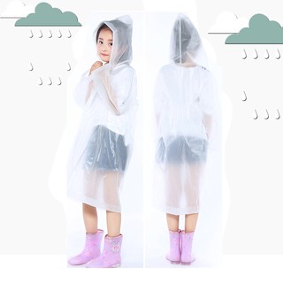 1PC Portable Reusable Raincoats * Rain Ponchos For 6-12 Years Old**** (6)