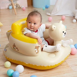 Dining chair∋✤Baby inflatable sofa baby learning chair music multifunctional portable thickening ant