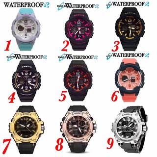 Wrist Watch Unisex Accessories Dual time free watch box case