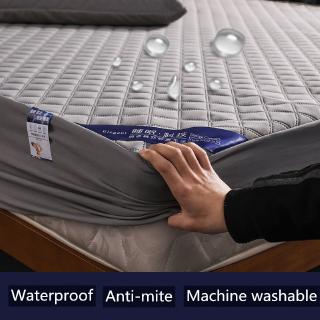Waterproof Mattress Protector Cover Elastic Fitted Bedsheet Set with Pillow Protector