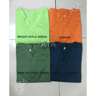 Plain Scrub Suit Set Cotton (7 Colors)